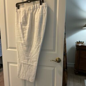 Talbots womens Crisp White Chinos